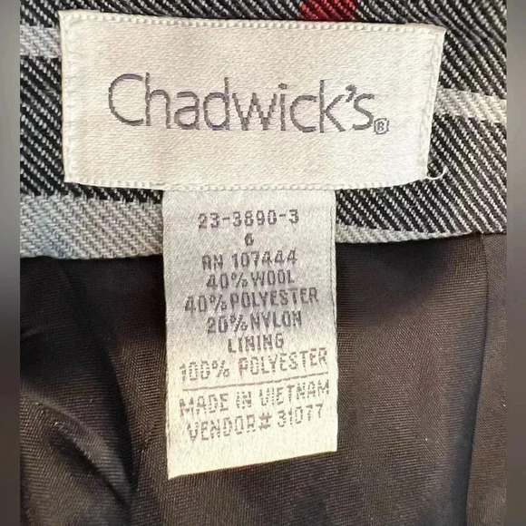 Chadwick’s | ladies plaid skirt. Size: 6 - Picture 8 of 13